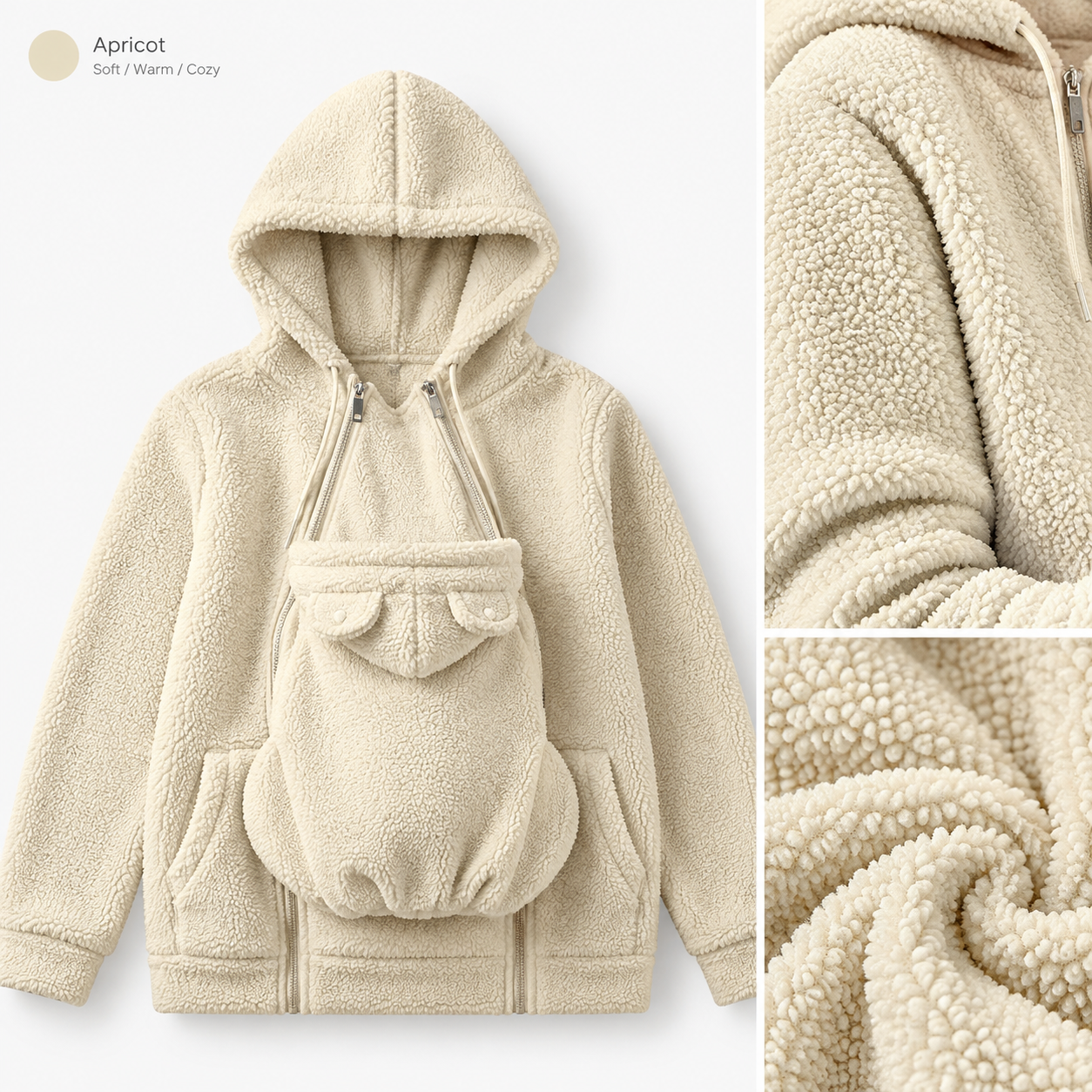 HuggyMama™ Bonding Carrier Hoodie