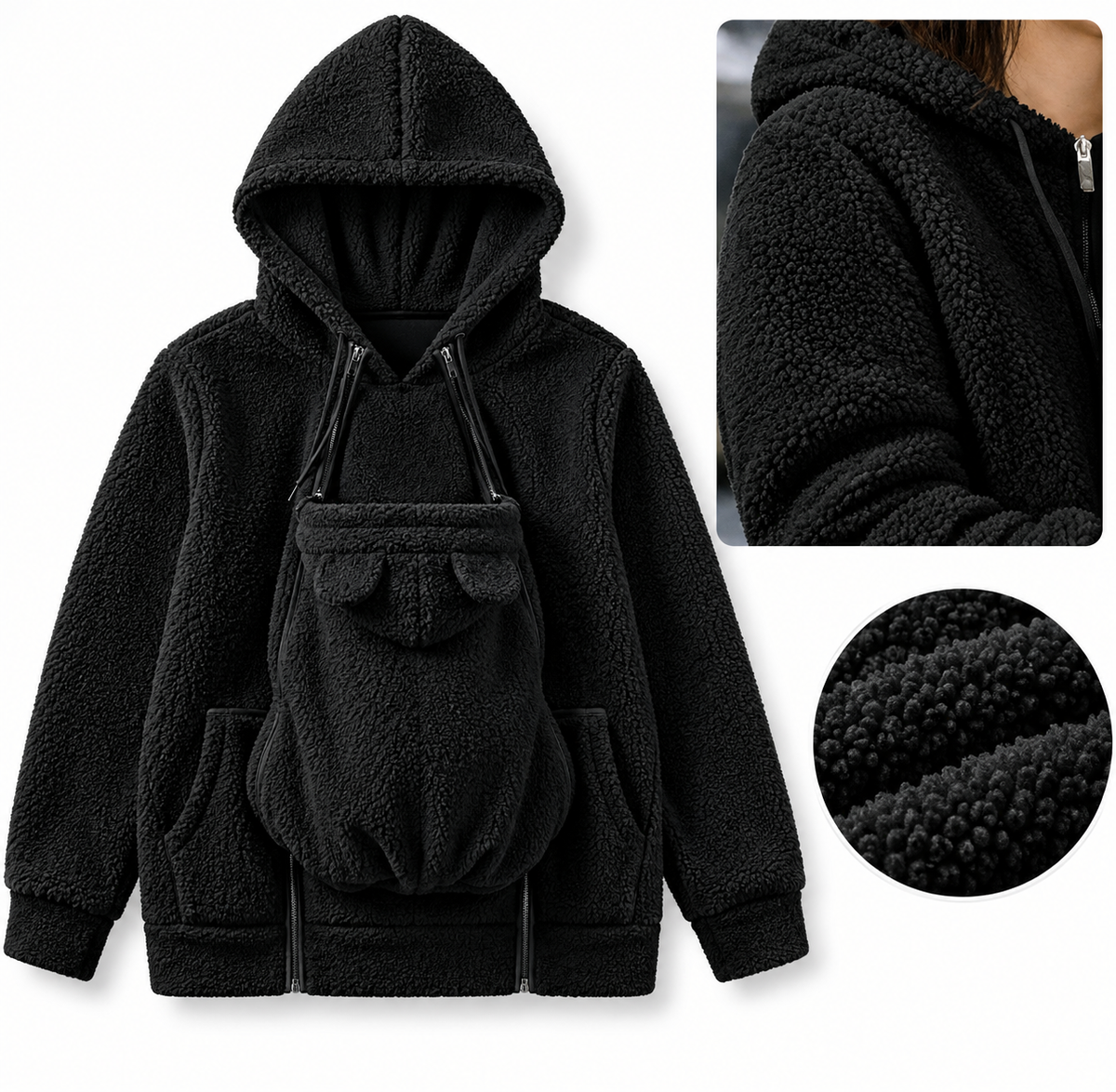 HuggyMama™ Bonding Carrier Hoodie