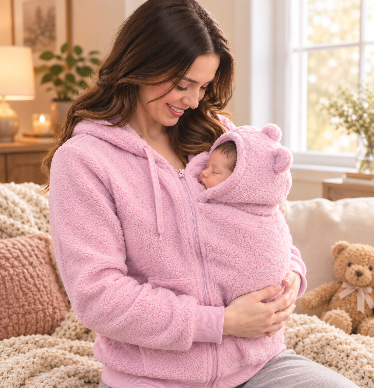 HuggyMama™ Bonding Carrier Hoodie